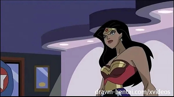 Veľká Superhero Hentai - Wonder Woman vs Captain America teplá trubica