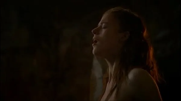 Μεγάλος Leslie Rose in Game of Thrones sex scene θερμός σωλήνας