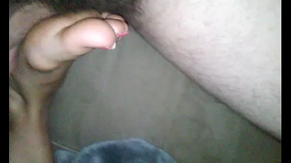 Gros lazy footjob from my wife tube chaud