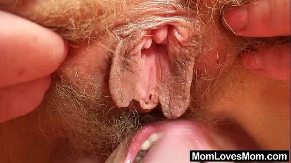 Big Unshaven amateur- gets toyed by perverse blond dame warm Tube