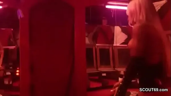 Big Real peep show in German porn cinema in front of many guys warm Tube