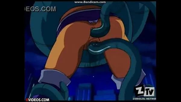 Big Raven and Starfire fucked by full warm Tube