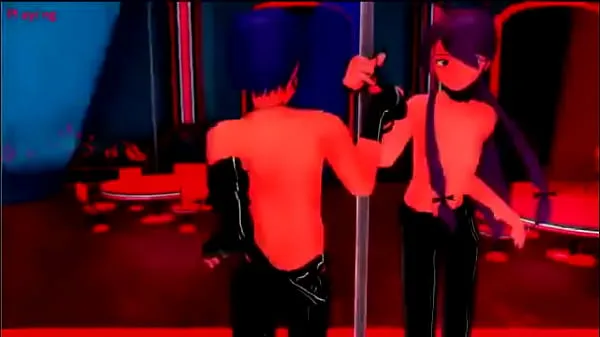 MMD GAY) Kaito and Gakupo hot pole dance Tabung hangat yang besar