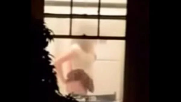Grote Exhibitionist Neighbors Caught Fucking In Window warme buis