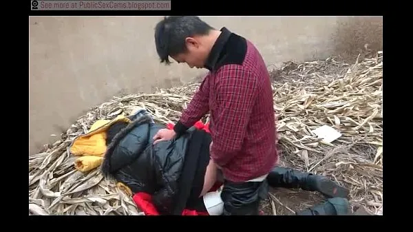 Nagy Chinese Couple Fucks In Public meleg cső