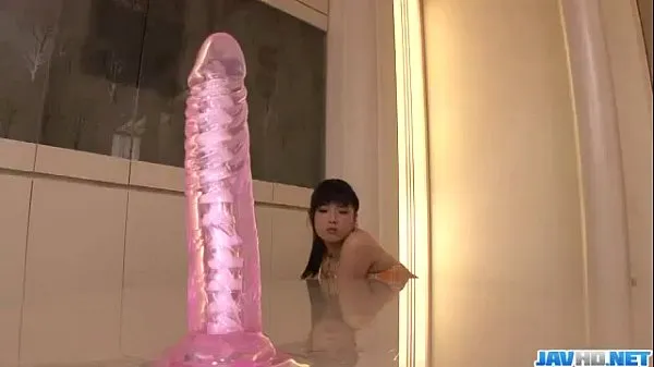 Stort Impressive toy porn with hairy Asian milf Satomi Ichihara varmt rör