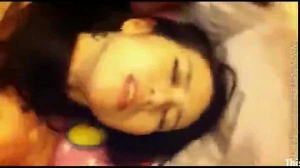 Suuri Chinese girl facial lämmin putki