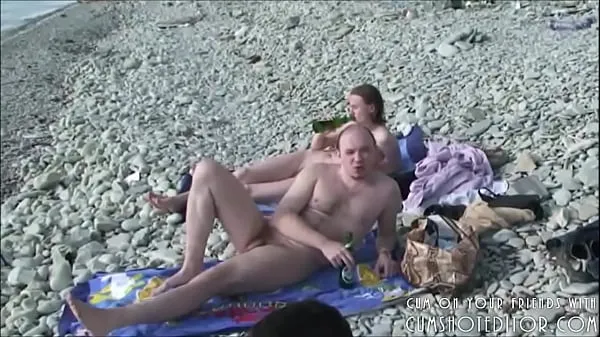 Stort Nude Beach Encounters Compilation varmt rör