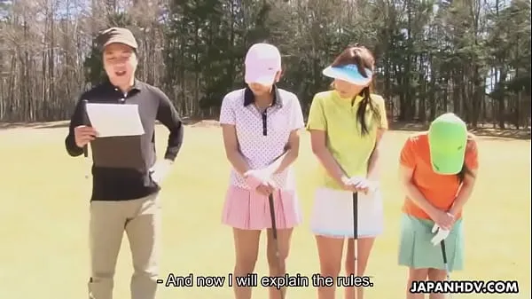 japanhdv Golf Fan Erika Hiramatsu Nao Yuzumiya Nana Kunimi scene3 trailer Tiub hangat besar