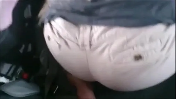 Big feelin on her booty in the backseat warm Tube