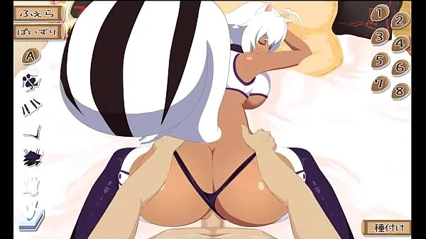 Velká sexy tan hentai game teplá trubice