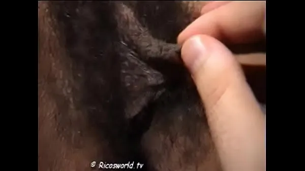 Hairy Luceros Big Clit Tiub hangat besar