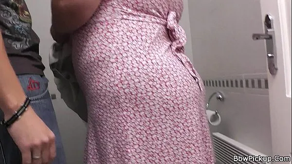 Big Bbw picked up and fucked in restroom warm Tube