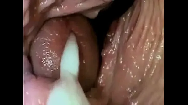 Stort Camara into a vagina varmt rør