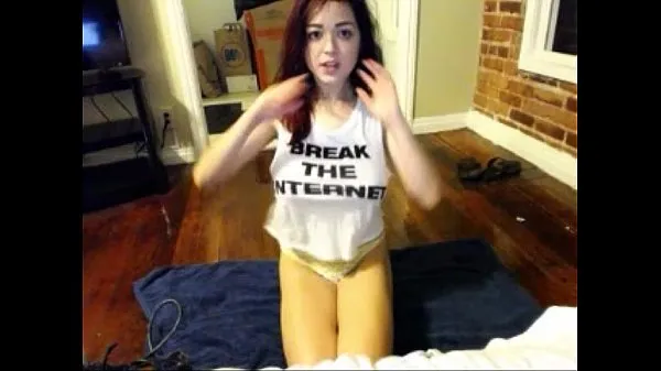 Nagy Teen with Huge Natural Tits plays on Webcam meleg cső
