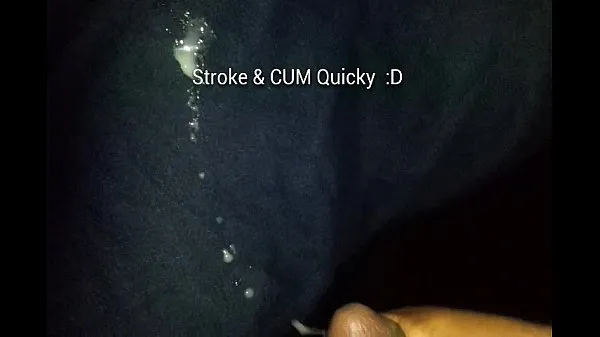 Big Quick nut onto sheets, fast strokes warm Tube