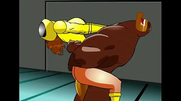 Yellow Ranger Bearhug Tabung hangat yang besar