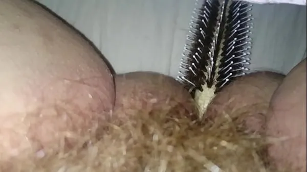 Fucking my wet hairy pussy and ass أنبوب دافئ كبير
