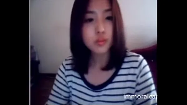 Korean Webcam Girl Tabung hangat yang besar