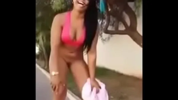 Big Hot little bitch undressing in the street warm Tube