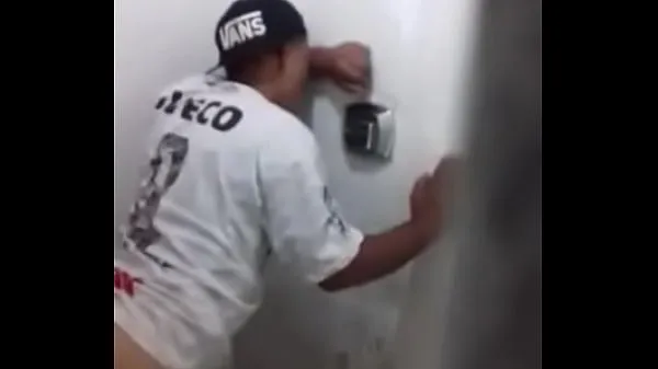 Velká Fuck fuck in the bathroom teplá trubice