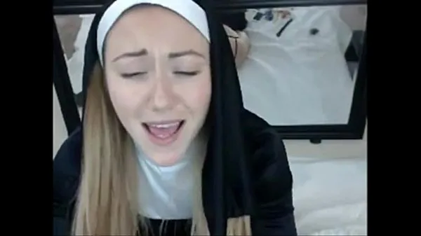 Veľká nun halloween cosplay camSlut masturbating at teplá trubica