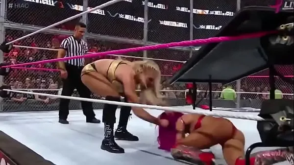 Veľká Sasha Banks Hot Ass WWE Hell in a cell 2016 teplá trubica