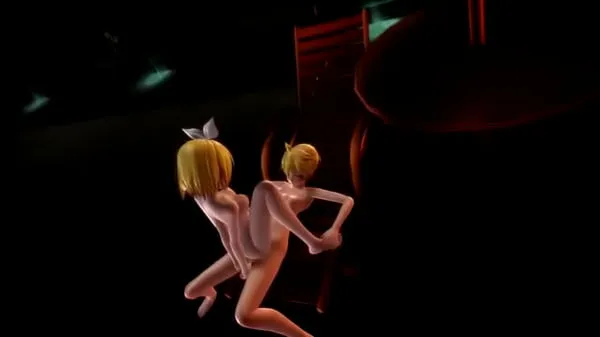 Big MMD] Len and Rin Sex Video warm Tube