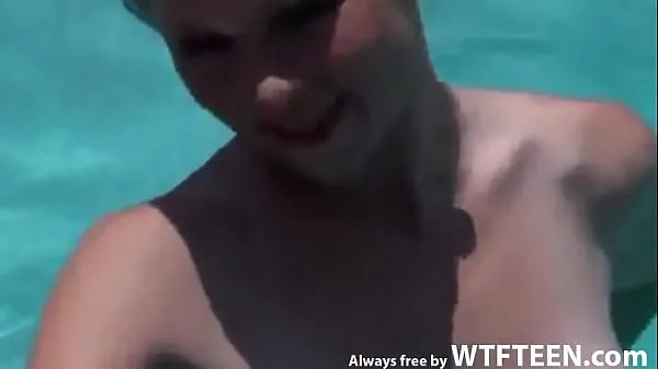 My Ex Slutty Girl Thinks That Free Swimming In My Pool, But I Want To Blowjob Always free by WTFteen أنبوب دافئ كبير
