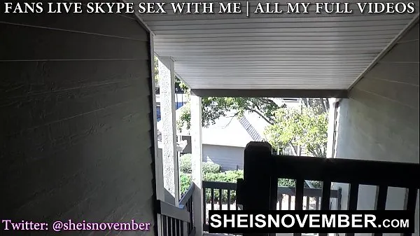 Stort Naughty Stepsister Sneak Outdoors To Meet For Secrete Kneeling Blowjob And Facial, A Sexy Ebony Babe With Long Blonde Hair Cleavage Is Exposed While Giving Her Stepbrother POV Blowjob, Stepsister Sheisnovember Swallow Cumshot on Msnovember varmt rør