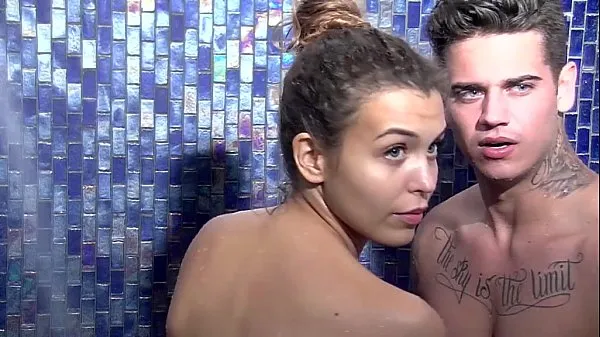 Big Adam & Melani shower sex part 1 Eden Hotel warm Tube