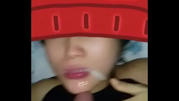Ejaculation in the mouth أنبوب دافئ كبير