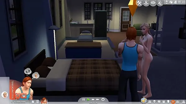 बड़ी The Sims 4 adulto गर्म ट्यूब