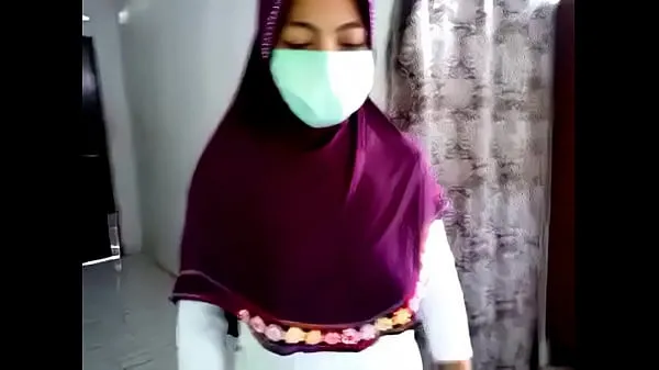 Suuri hijab show off 1 lämmin putki