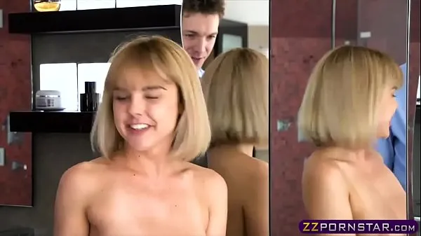 Duża Slutty blonde wife having a quickie fuck with hubby ciepła tuba