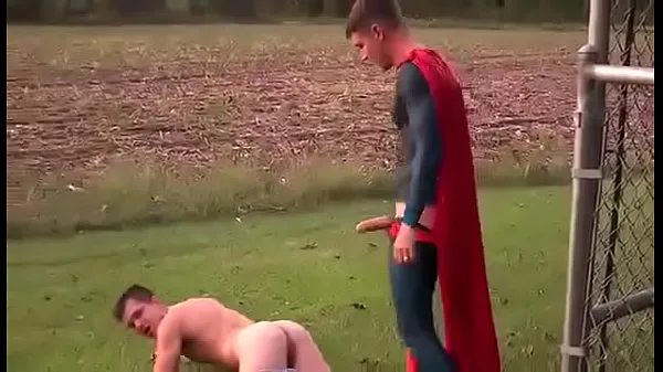 Velká Superman te coge teplá trubice