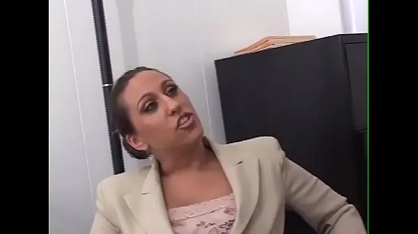 Big New busty secretary has a hard and hot welcome warm Tube