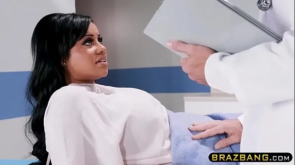 Μεγάλος Doctor cures huge tits latina patient who could not orgasm θερμός σωλήνας