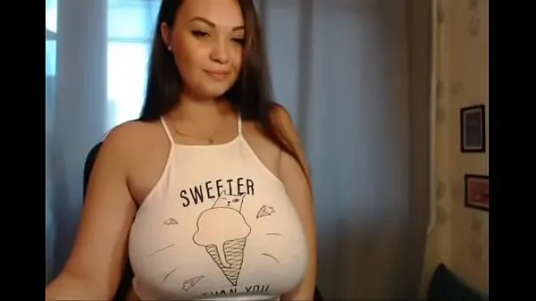 Big Huge tits on webcam warm Tube