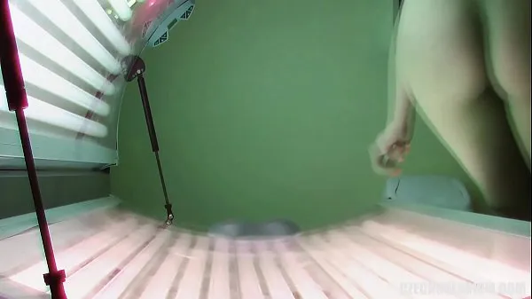 Big Spy Footage of Teen Girl in Solarium warm Tube