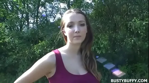 Velká Busty teen Lucie Wilde POV fucking outdoor teplá trubice