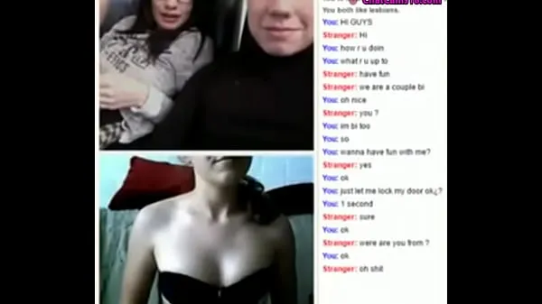 Duża chat colombian couple playing in webcam ciepła tuba
