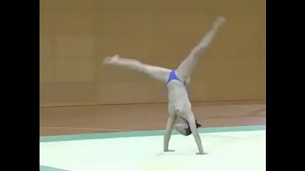 Suuri Gymnastics Player Preform Nudes lämmin putki