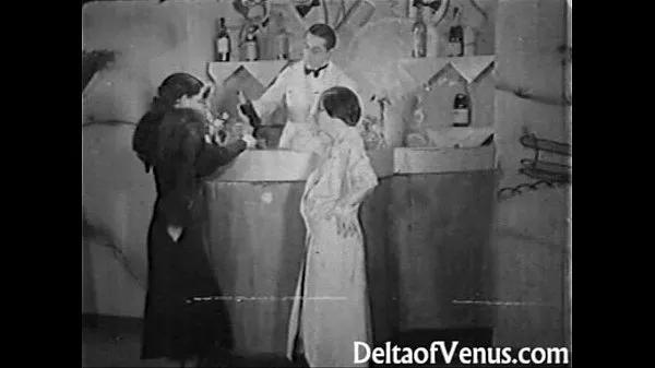 Authentic Vintage Porn 1930s - FFM Threesome Tiub hangat besar