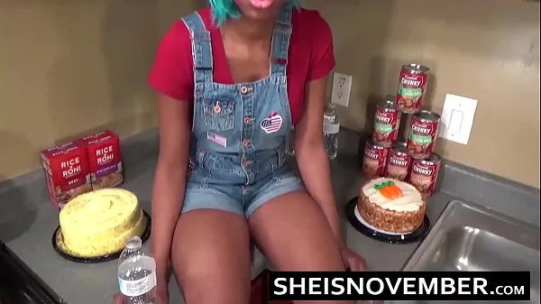 Stort Msnovember Hot Reality Cosplay Porn, Black Nerd Step Sis Big Breasts Out During Intense Blowjob In Kitchen On Sheisnovember varmt rør