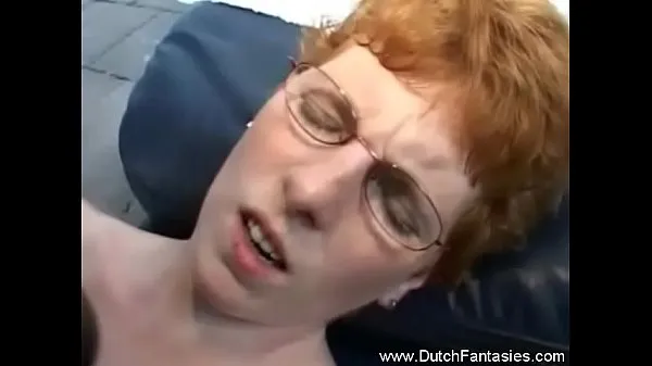 Grote Short Hair Redhead With Glasses Fuck warme buis