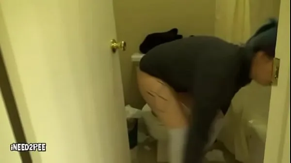Big Desperate to pee girls pissing themselves in shame warm Tube
