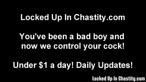 Nagy How does it feel to be locked in chastity meleg cső