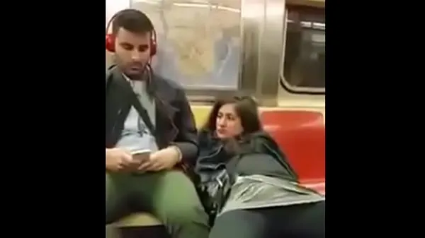 Stort Siririca In Full Subway varmt rør