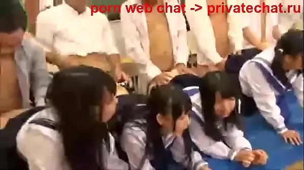 Duża yaponskie shkolnicy polzuyuschiesya gruppovoi seks v klasse v seredine dnya (1 ciepła tuba